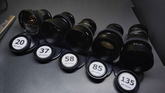 Sony E Helios Helios 44 ANAMORPHIC PURPLE SET 20 37 58 85 135  SOVIET LENSES