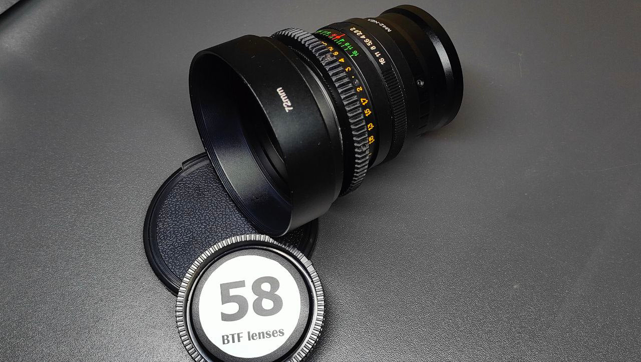 Sony E Helios Helios 44 ANAMORPHIC PURPLE SET 20 37 58 85 135  SOVIET LENSES