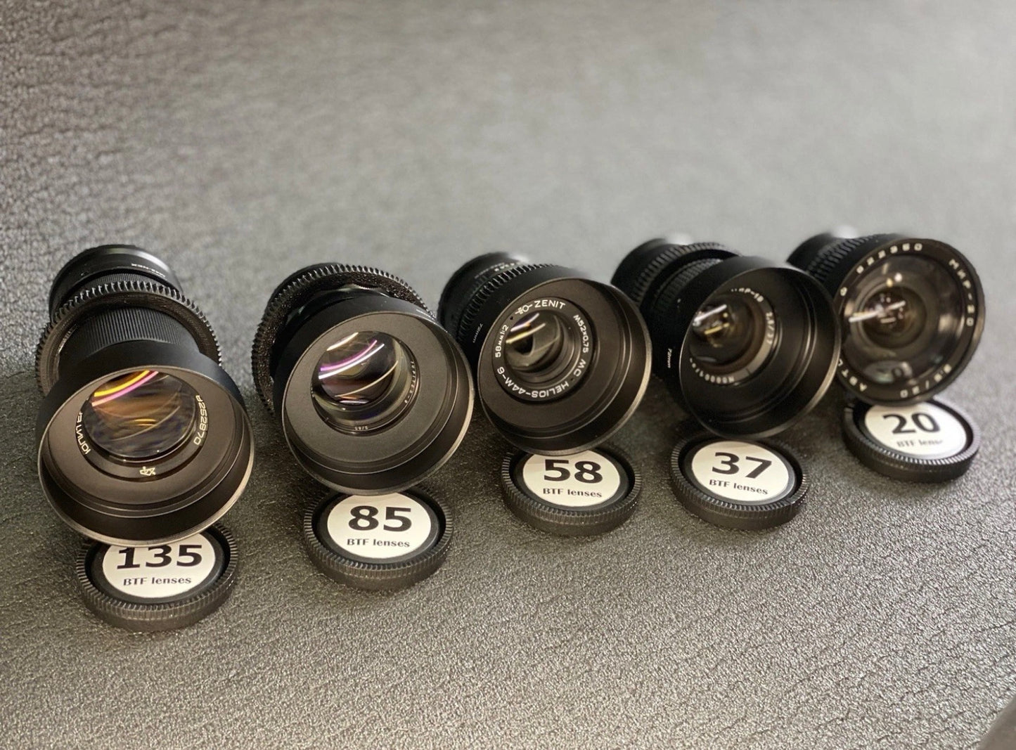 Sony E Helios 44  Standard Bokeh Cine Mod Soviet  SET 20 37 58 85 135 Lenses E Mount