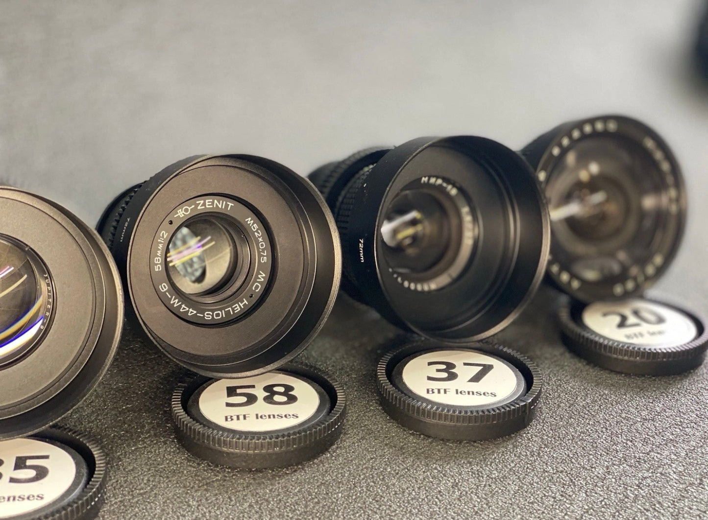 Sony E Helios 44  Standard Bokeh Cine Mod Soviet  SET 20 37 58 85 135 Lenses E Mount
