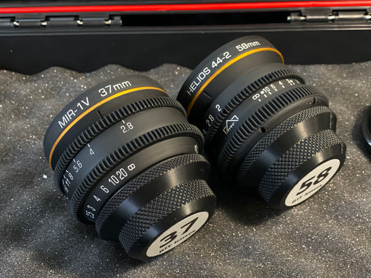 ARRI PL Rehouse Helios 44-2 58mm  Mir 1v 37mm Cine Soviet Prime Lenses PL MOUNT