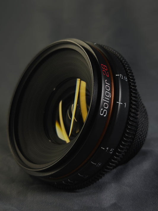 ARRI PL Rehouse Soligor 28mm T2.9 Cine Lens PL mount Cinema Vintage Look Wide Angle lens
