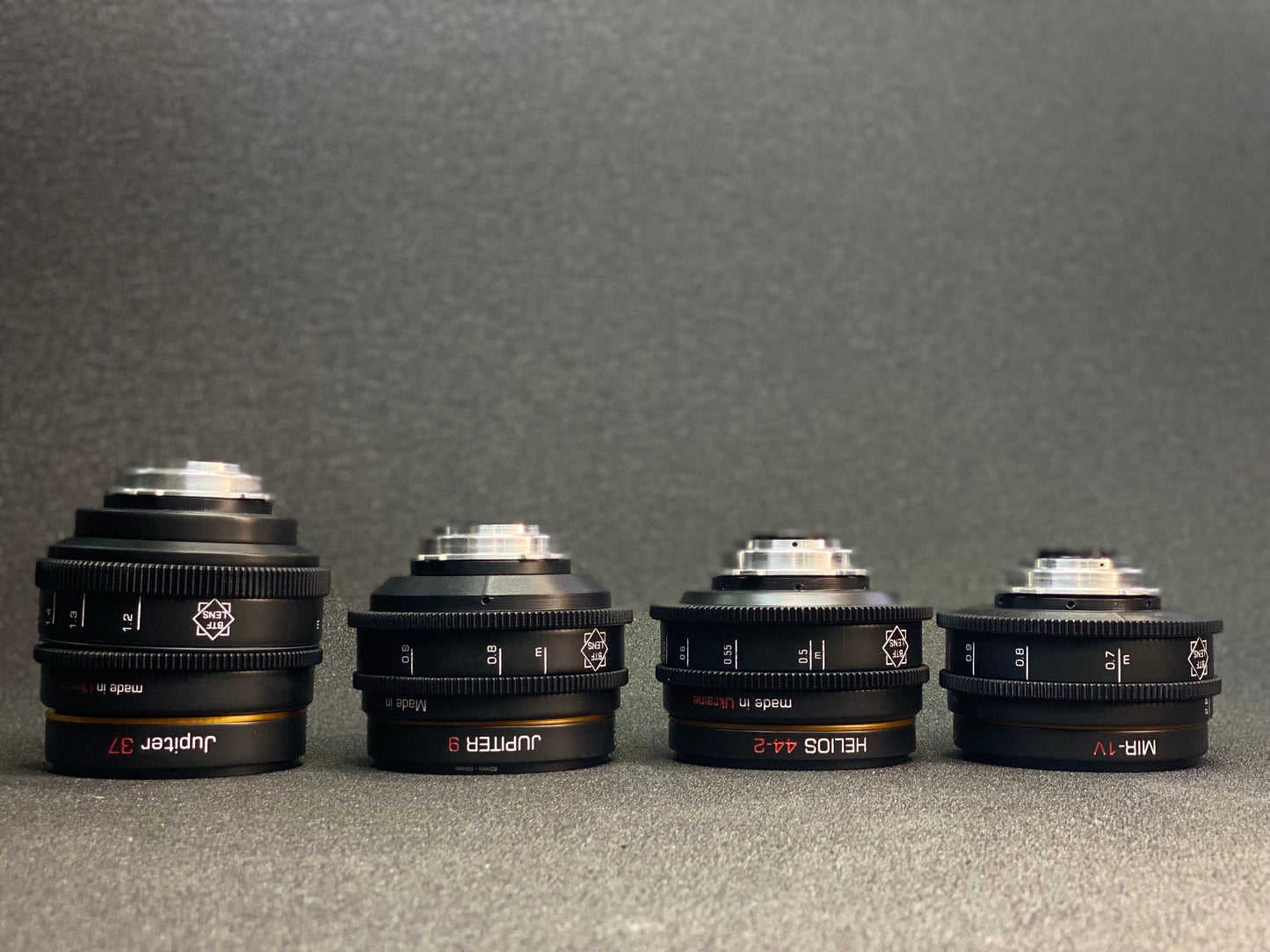 Arri PL SET Rehouse 19 37 58 85 135 Soviet HELIOS CINE Lenses BTF PL by BTF Lens