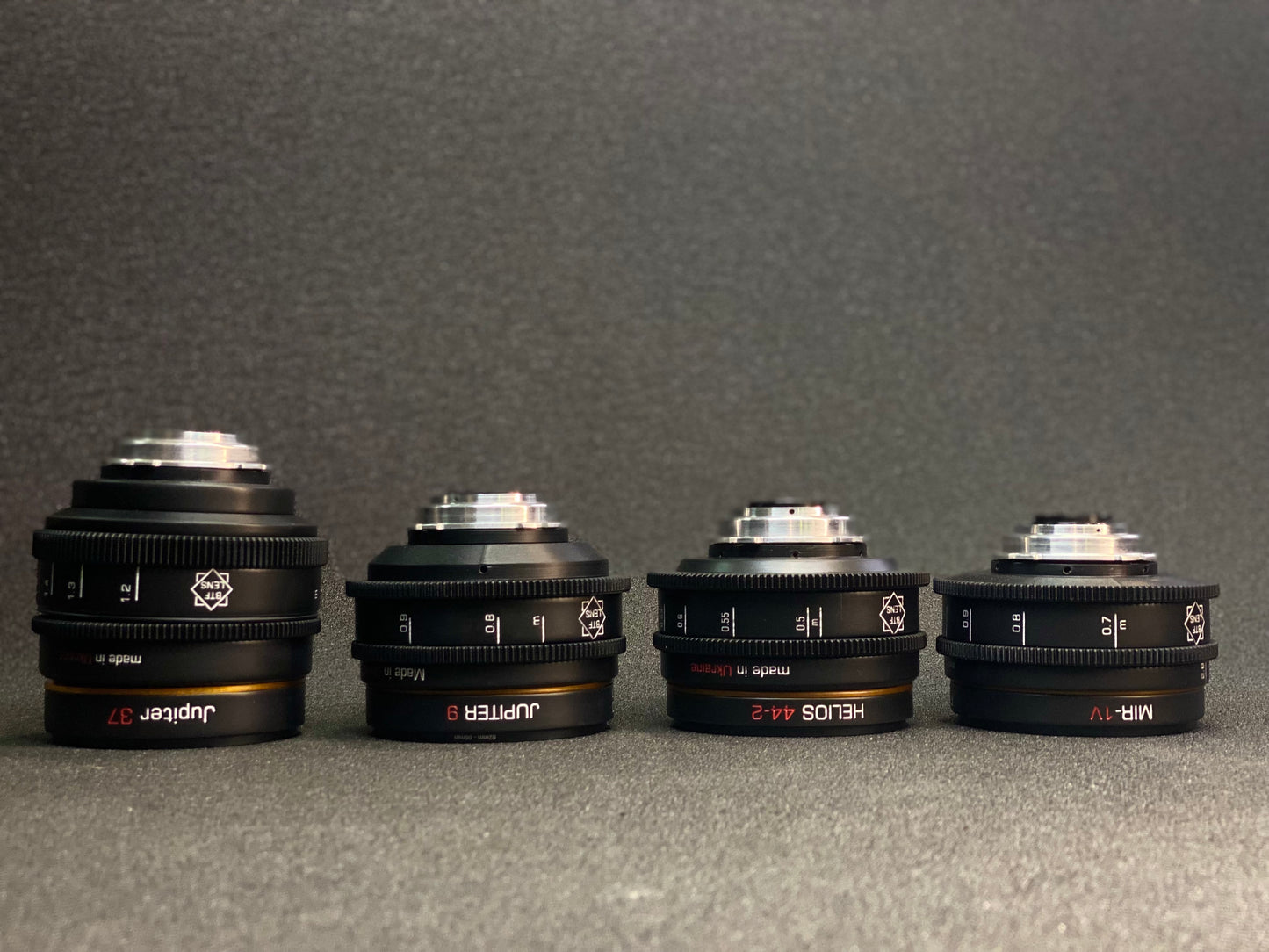 Arri PL SET Rehouse 19 37 58 85 135 Soviet HELIOS CINE Lenses BTF PL by BTF Lens