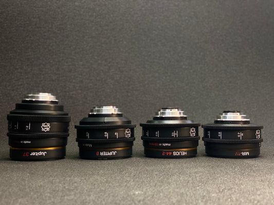 Arri PL SET Rehouse 19 37 58 85 135 Soviet HELIOS CINE Lenses BTF PL by BTF Lens